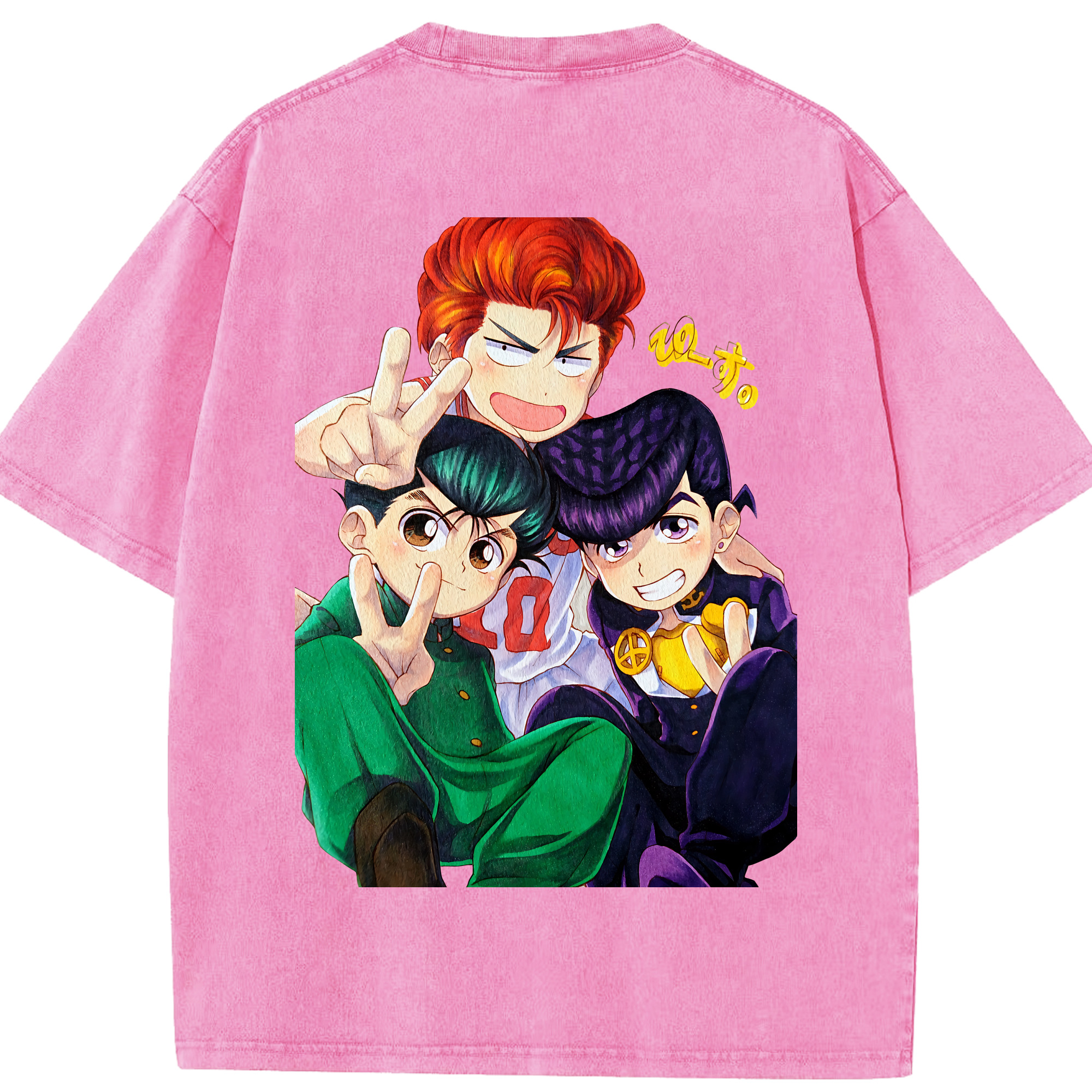 （画像用） SLAM DUNK／スラムダンク 綿100% ヴィンテージ風 半袖Tシャツ（背面プリント）